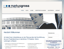 Tablet Screenshot of markusgross.de